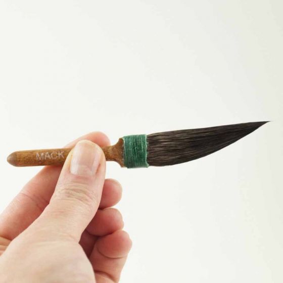 ANDREW MARK 20-00 20 Series Squirrel Hair Sword Striper Touch-Up Brush, #00 Brush