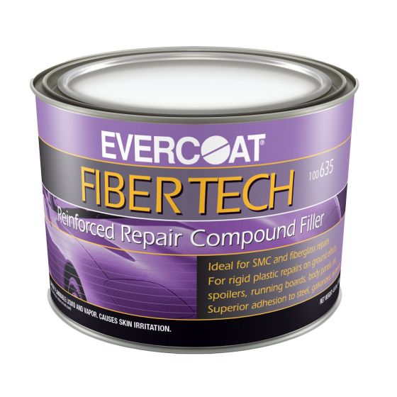 EVERCOAT® FIBER TECH® 100635 Reinforced Repair Compound Filler, 0.5 gal Pouch, Magenta, Heavy Paste