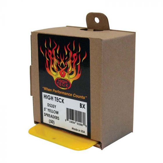 High Teck™ DS35Y Spreader, 5 in W, Plastic, Yellow, Tapered Edge