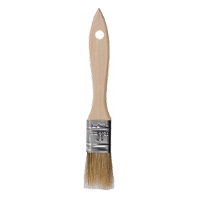 National Oak Merit Pro 1602 Chip Brush, 1 in, 100% China Bristle, Wood Handle
