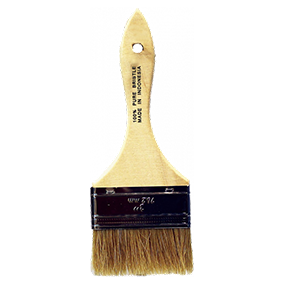 National Oak Merit Pro 1606 Chip Brush, 3 in, 100% China Bristle, Wood Handle