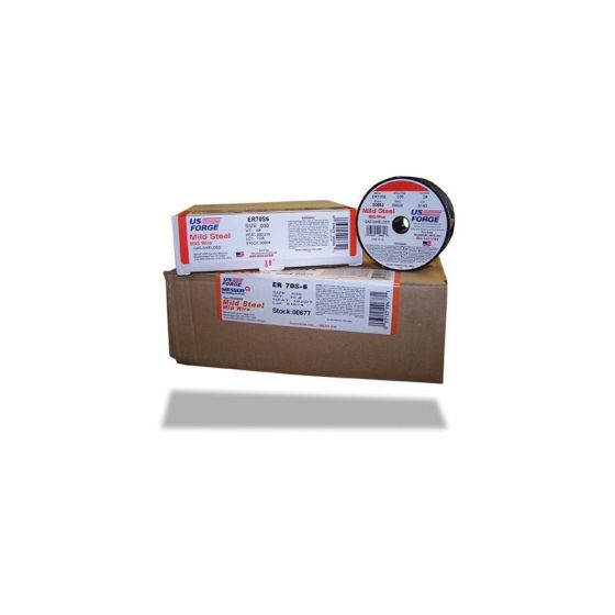 US FORGE® 00664 MIG Wire, 0.30 in Dia, 70S-6 Solid Mild Steel Wire, 10 lb
