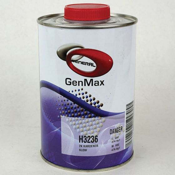 Gen Max H3236HG Slow National Rule 2K Hardener, 1/2 gal, Clear, Liquid, Use With: 5010 2K Rapid Clear