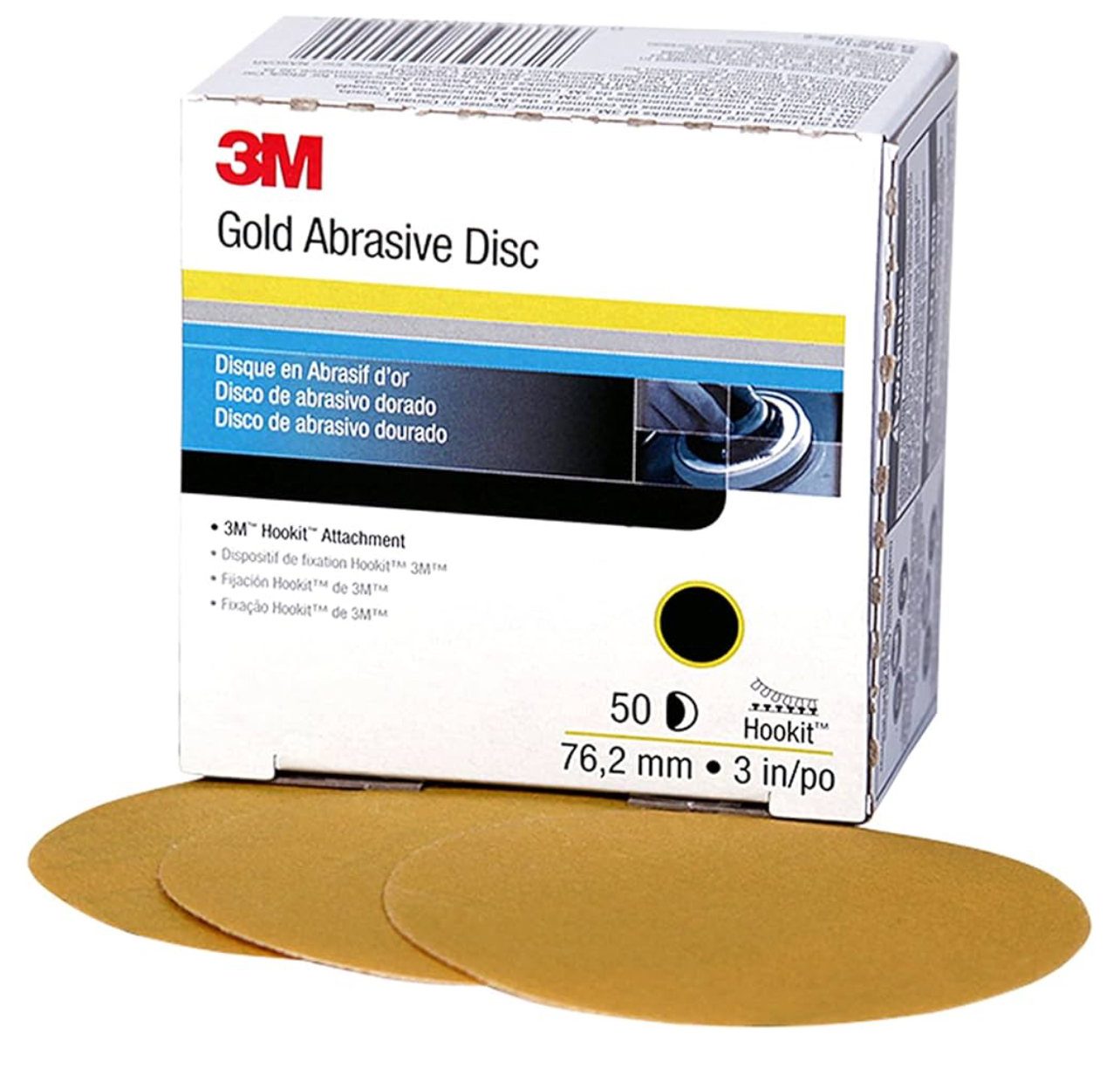 3M GOLD ABRASIVE DISC 3