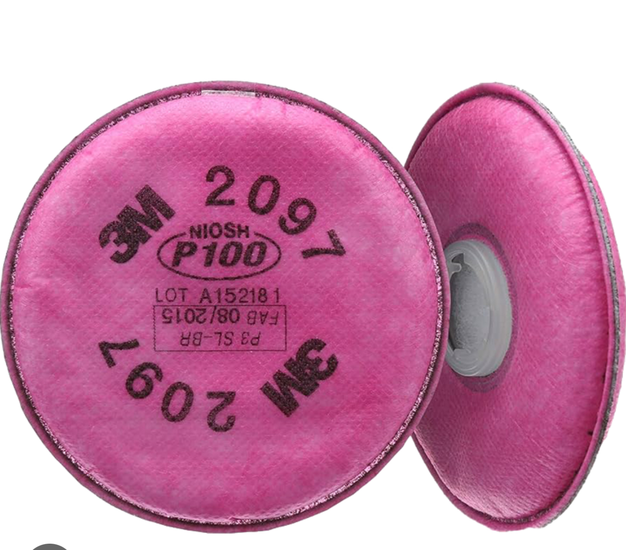 3M PARTICULATE FILTER P100/PINK