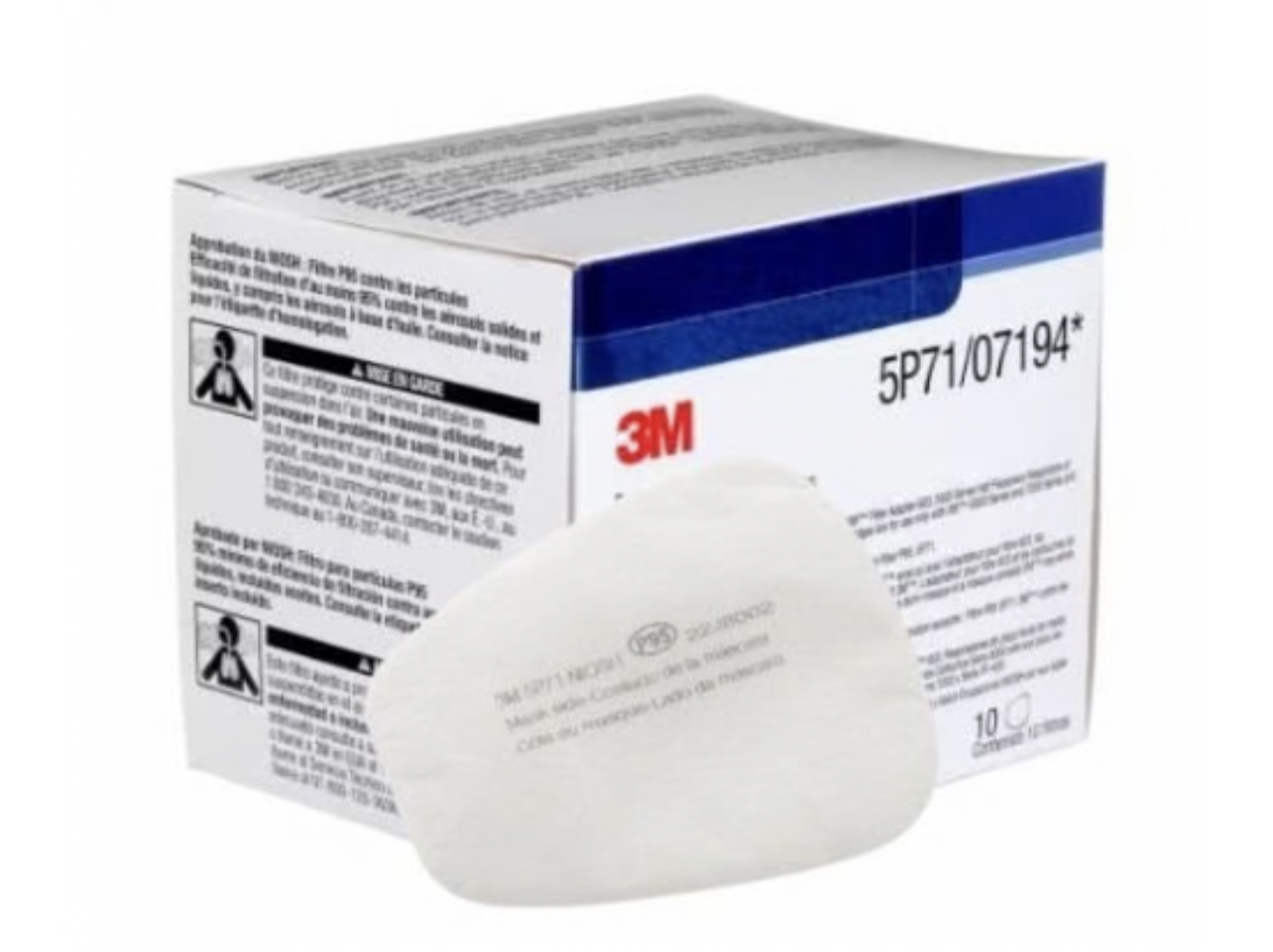 3M PARTICULATE FILTER P95/WHITE