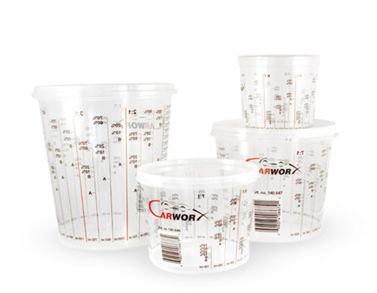 CARWORX MIXING CUPS